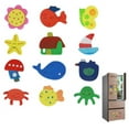thumbnail image 3 of Zhaomeidaxi 48Pcs Cartoon Animals Fridge Magnets Whiteboard Sticker Wooden Refrigerator Magnets Education Kid Toy for Toddlers Freezer Office Cabinets, 3 of 8