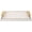 White, variant on MODE HOME Set of 2 Modern Black Crocodile Leather Serving Trays with Gold Metal Handles, Large Decorative Rectangle Ottoman Coffee Table Tray