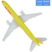 16cm DHL B757 Cast Planes Airplane Model Simulation Aircraft Model Aviation Model Aircraft Kits for Collection and Gift