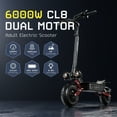 thumbnail image 5 of Cleytro 6000W Adult Electric Scooter, 11-Inch, Foldable, 60V 33AH, 50 MPH, 60 Miles, 5 of 12