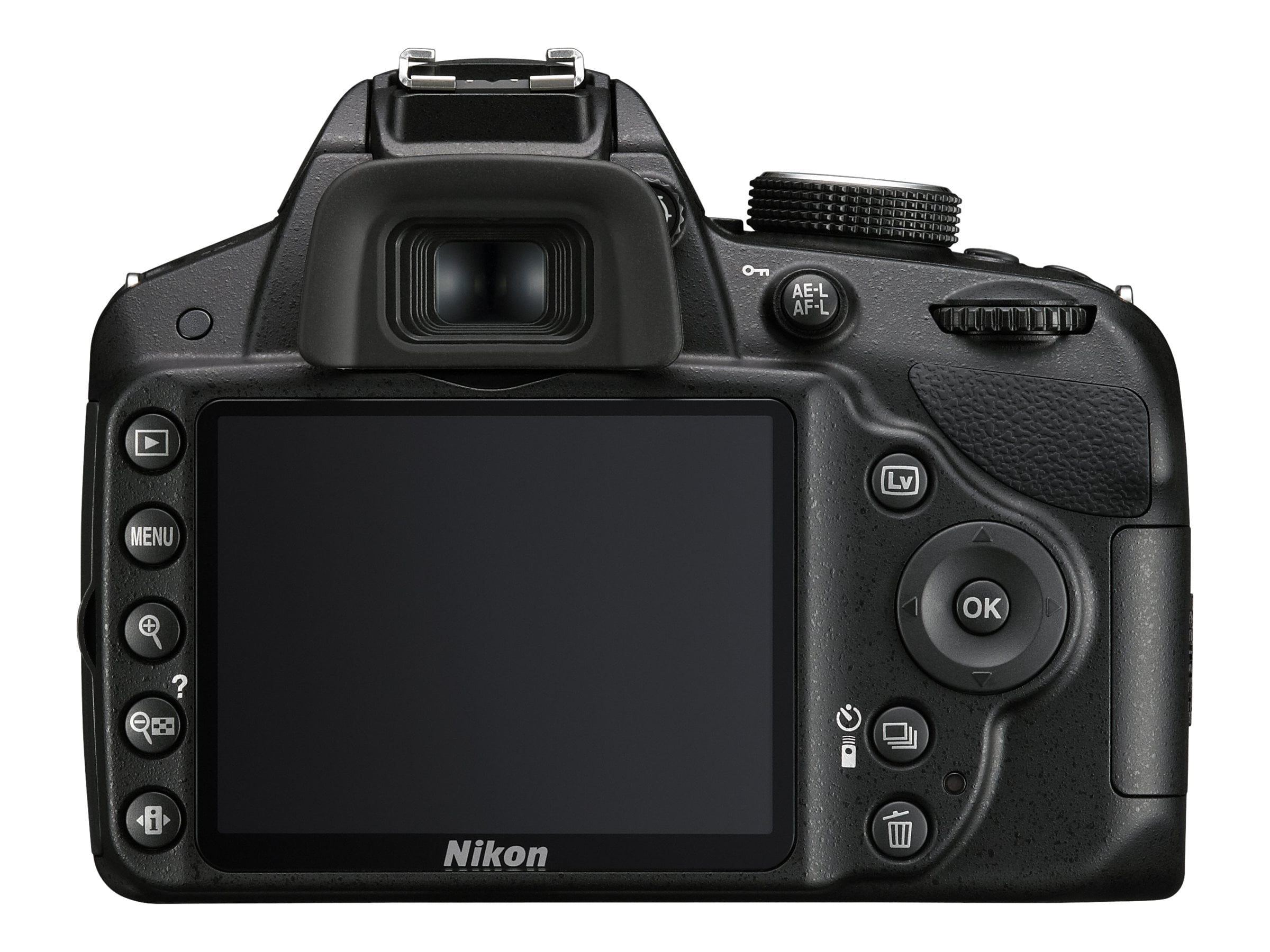 Nikon D3200 - Digital camera - SLR - 24.2 MP - APS-C - 1080p - 3x optical  zoom AF-S DX 18-55mm and 55-200mm lenses - black - Walmart.com