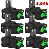 6Pack P108 For Ryobi 18V 18 Volt One  Plus High Capacity Lithium-ion Battery Rb18L50