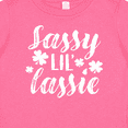 thumbnail image 4 of Inktastic Saint Patrick's Day Sassy Lil' Lassie with Shamrocks Boys or Girls Baby T-Shirt, 4 of 5