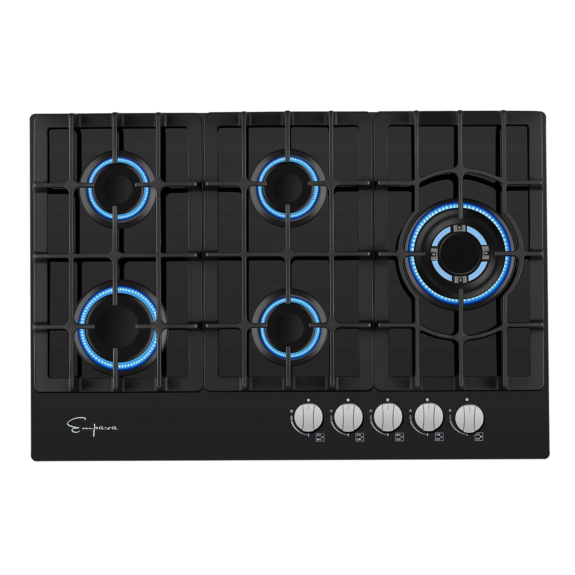 Empava 30" Gas Stove Cooktop with 5 Italy Sabaf Sealed Burners NG/LPG