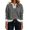 Black, variant on Long Sleeve Womens Fall Sweaters Tops Lapel V Neck Knit Sweater Color Block Casual Soft Pullover Jumper