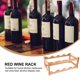 thumbnail image 5 of Estante de madera para vino tinto, doble capa, para botellas de vino, expositor de vino, 5 of 8