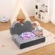 thumbnail image 4 of Yeshouse Sofá modular para niños pequeños y niños, juego de sofá de espuma con cojines desmontables, sofá suave convertible para leer, jugar y dormir en el dormitorio o la sala de juegos, 4 of 8