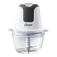 thumbnail image 1 of Mini Picadora Oster con Tazón de Vidrio de 3 Tazas 2 Velocidades 250 W Mod. 2169821 Blanco, 1 of 5