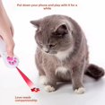 thumbnail image 2 of Mini linterna láser con forma de garra de gato, luz verde y roja, línea exterior, juguete, luz violeta, detector de moneda, bolígrafo para gatos, 2 of 5