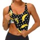 thumbnail image 3 of Balery Banana Sujetadores deportivos con espalda cruzada para mujer, acolchados, sin costuras, de alto impacto, ideales para yoga, gimnasio, entrenamiento y fitness.-Small, 3 of 8
