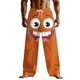 thumbnail image 2 of Ceisia Men's Fun Cartoon Big Smile Print Loose Casual Pants with Elastic Drawstring Waist Orange M Gifts, 2 of 3