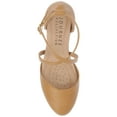 thumbnail image 5 of Journee Womens Foster Almond Toe Block Heel Pumps, Widths Available, 5 of 10
