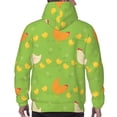 thumbnail image 7 of Wukai Funny Chicken Print Men Hoodies Fleece Sweatshirts Long Sleeve Sweaters Pullover Fall Outfits Winter Clothes-Medium, 7 of 7