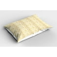 thumbnail image 2 of Ambesonne Valentine's Day Pillow Sham 2 Pack, Celebration Love, 36"x20", Pale Coffee White, 2 of 3