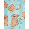 thumbnail image 4 of The Children's Place Baby & Toddler Girls Short Sleeve Capybara Snug Fit PJs, Sizes NB-6T, 4 of 4