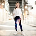 thumbnail image 2 of MIXUE Toddler Girls Pants Leggings Gradient Print Stretch Yoga Clothes Daily-Wear,Yellow,11-12 Years, 2 of 4
