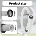 thumbnail image 2 of 1.5" Diameter Pool Pump Replacement Hose Compatible with Intex 1500-2500 GPH Pumps, Sand Filters & Saltwater Systems Heavy-Duty 59" Garden Hose for Above Ground Pools (1-Pack), 2 of 7