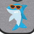 thumbnail image 4 of Inktastic Cute Shark, Cool Shark, Shark with Sunglasses Boys or Girls Baby Bib, 4 of 4