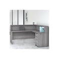 thumbnail image 3 of BBF Studio C - Receptionist desk raised panel - 90�� corner - platinum gray, 3 of 3