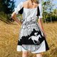 thumbnail image 5 of Vestido de manga corta FAYGO Vestidos largos con velo Vestido de mujer Vestido de verano Vestidos de mujer de moda para fiesta de graduación, 5 of 7