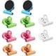 thumbnail image 1 of Colorful magnetic clips, 10 pack magnetic clips, magnets with clips, magnetic clips, multi-color magnetic clips for refrigerator, magnetic whiteboard, 1 of 5