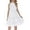 White, variant on Arshiner Girls Dress Kids Halter Sleeveless Elegant Flowy Summer Casual A-Line Dress