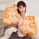 thumbnail image 4 of Cojín de peluche de gato naranja, almohada de peluche de Animal, dibujos animados, creativo, esponjoso, muñeca Huggable divertida, 38 cm, 48cm467, 4 of 5