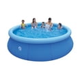 thumbnail image 2 of JLeisure Avenli 17808 12 Ft x 30" Prompt Set 2-3 Person Inflatable Outdoor Kids Swimming Pool, 2 of 5