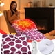thumbnail image 2 of Manta térmica de tamaño completo con estampado de ciervos, manta térmica recargable, manta eléctrica portátil de franela suave con temporizador, protección contra el sobrecalentamiento, manta, 2 of 8