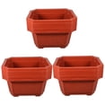 thumbnail image 4 of Masteelf 30 pcs  Thicken Bonsai Container Bonsai Pot Succulent Plant Pot Fruit Tree Flower Pot, 4 of 8
