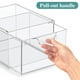 thumbnail image 2 of Organizador de maquillaje SpaceHacks, apilable, 2 unidades, acrílico transparente, 2 of 7