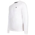 thumbnail image 2 of U.S. POLO ASSN. Sudadera para hombre - Forro polar diagonal con acabado carbono, cuello redondo, algodón Blanco M (Medium), 2 of 3