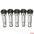 thumbnail image 1 of 5PCs de Voiture Chrome Alliage Cuivre Tubeless TR414 Caoutchouc Roue Pneu Valve Poussière Bouchon TPMS, 1 of 1