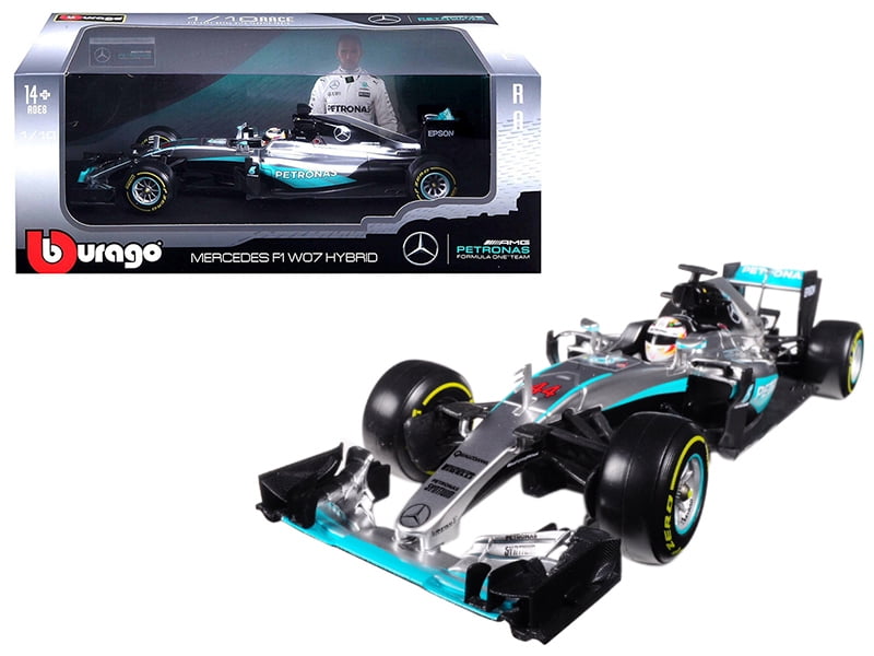 Lewis Hamilton Burago 118 Scale 18-18001 Mercedes F1 W07 Hybrid 