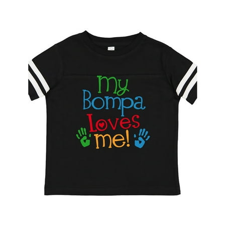 

Inktastic My Bompa Loves Me Outfit Gift Toddler Boy or Toddler Girl T-Shirt