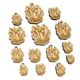 thumbnail image 1 of Crystal Geode Wood Mini Charms Shapes DIY Craft Jewelry - With Hole - 25mm (7pcs), 1 of 7