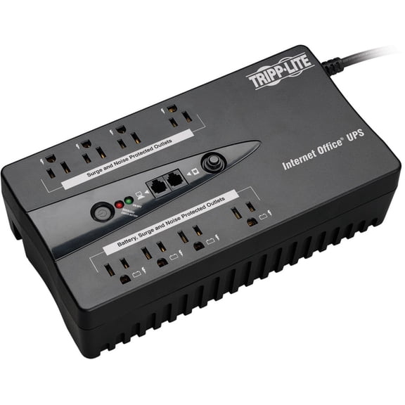 Tripp Lite UPS 600VA 300W Desktop Battery Back Up Compact 120V USB RJ11 PC TAA