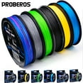 thumbnail image 2 of Ligne de Pêche Super Résistante - 100 M/328 Pi, Multifilament à 4 Brins en PE Anti-abrasion, Ligne Tressée, 6 Couleurs Offertes en Options de 6 à 80 LB, Gris 1,5, 2 of 6