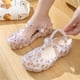 thumbnail image 2 of Zapatos de mujer ins sandalias de punta de moda de verano resistente a deslizamientos de fondo grueso playa suave zapatillas de casa para uso exterior, 2 of 6