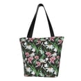 thumbnail image 1 of Fotbe Lilies Flowers Bolsa de Playa con Estampado, Bolsa de Hombro, Bolsa de Mano Espaciosa, Bolsa de Viaje Ligera, Bolsa de Compras Versátil, 1 of 6