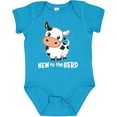 thumbnail image 3 of Inktastic New to the Herd Cute Cow Boys or Girls Baby Bodysuit, 3 of 5