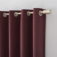 thumbnail image 2 of ZMLEVE Soho Blackout Energy Efficient Grommet Curtain Single Panel, 54" x 84", Wine, 2 of 7