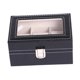 thumbnail image 1 of Estuche de viaje para guardar relojes, con 3 ranuras y almohada, compacto, de piel sintética, para guardar pulseras y relojes de pulsera de mujer., 1 of 9