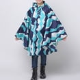 thumbnail image 2 of IROINNID Kids Raincoat Girls Boys Hooded Quick Dry Cape Raincoat, 2 of 9