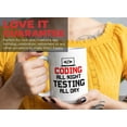 thumbnail image 7 of Progammer Mug White 15oz - Coding All Night - Programmer Debugging Science Coding Geek Nerd HTML Code, 7 of 7