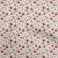 thumbnail image 1 of oneOone Cotton Poplin Dark Peach2 Fabric Floral Sewing Material Print Fabric By The Yard 42 Inch Wide, 1 of 5