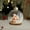 *New--B, variant on ED Light-Up Snow Globe Christmas Ornament, Transparent Plastic Hanging Decor with Mini House & Deer Accents, Festive Bauble for Xmas Tree Decoration