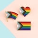 thumbnail image 1 of BEMS-3 piezas de insignia de aleación de arcoíris, broche, insignia de autismo, Bisexual Gay, 1 of 5