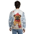 thumbnail image 5 of Playful Brussels Griffon Welcomes Winter Snowy Day with Cardinal Bird All Over Print 3D Sweatshirt Unisex Merch Griff Dog Lover - 2017, 5 of 6
