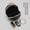 black, variant on Glitter Round Evening Clutch Bag for Women, Ring Handle Hard Shell Circular Purse, Removable Chain Crossbody Shoulder Bag for Wedding Party Prom
